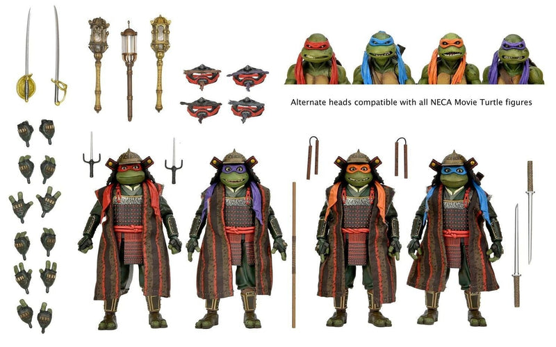 Teenage Mutant Ninja Turtles 3 - Action Figures - Samurai Turtles 4 Pack-2
