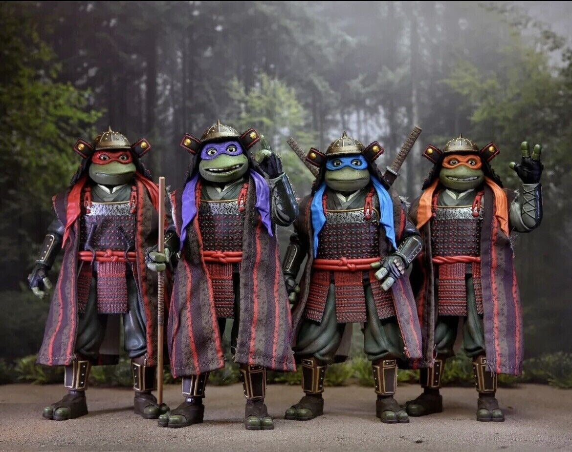 Teenage Mutant Ninja Turtles 3 - Action Figures - Samurai Turtles 4 Pack-1