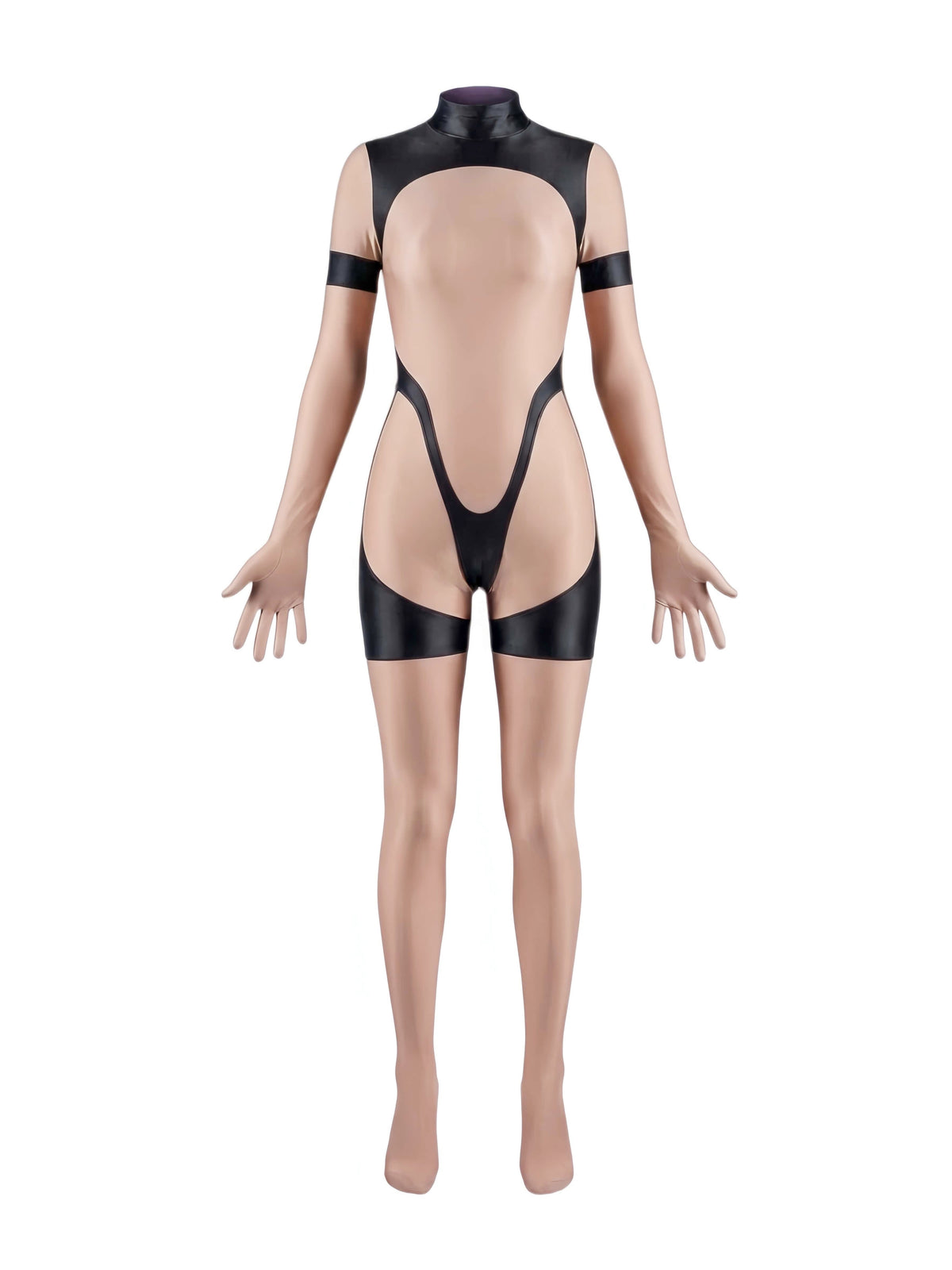 Anime Sci-fi Spandex Swimwear Racing Suit Full Bodysuit Zentai with Crotch Zipper-18