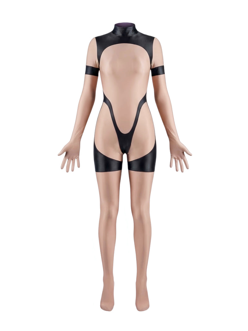 Anime Sci-fi Spandex Swimwear Racing Suit Full Bodysuit Zentai with Crotch Zipper-18