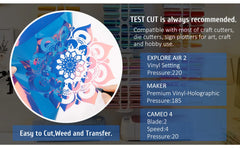 TeckWrap Opal Adhesive Vinyl - Peach Yellow Pink | Dazzling Chrome Finish | Ideal for DIY Projects-4