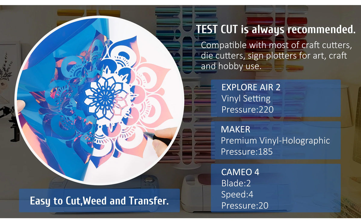 TeckWrap Opal Adhesive Vinyl - Hyacinth Blue | Dazzling Chrome Finish | Ideal for DIY Projects-4