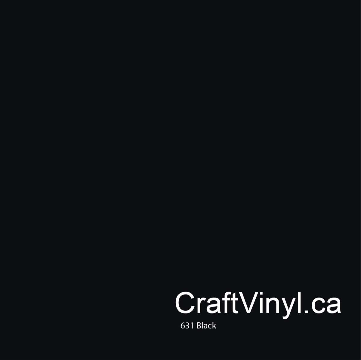 Oracal 631 Matte Black Removable Vinyl #070-1