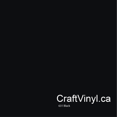 Oracal 631 Matte Black Removable Vinyl #070-1