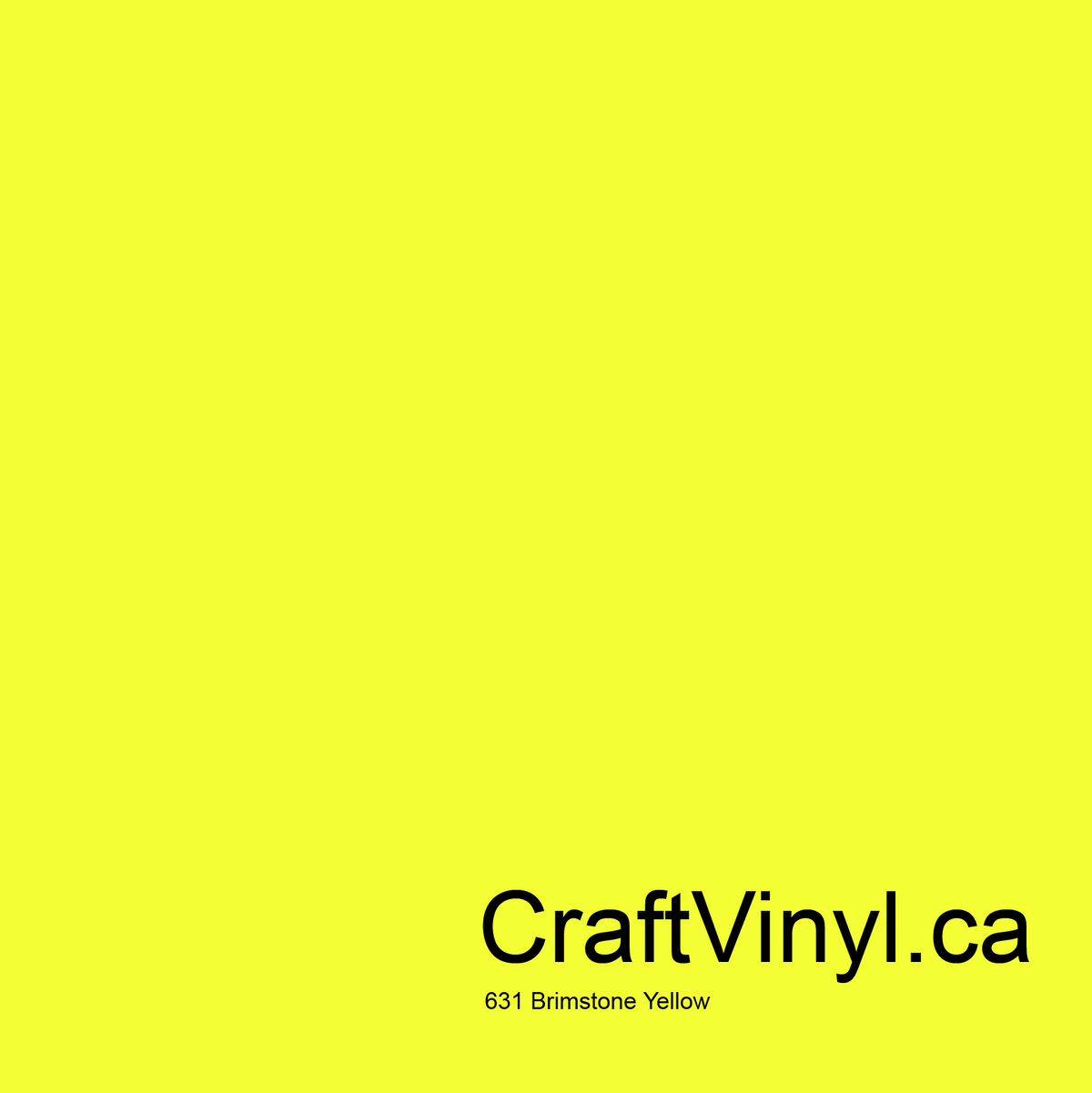 Oracal 631 Brimstone Yellow #025-1