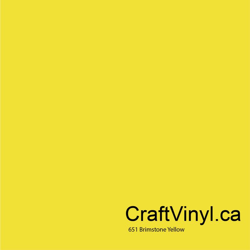 Oracal 651 Glossy Brimstone Yellow #025sheets and rolls-3