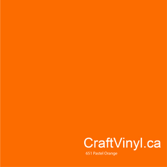 Oracal 651 Glossy Pastel Orange #035 sheets and rolls-2