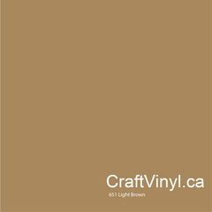 Oracal 651 Glossy Light Brown Vinyl #081 sheets and rolls-2