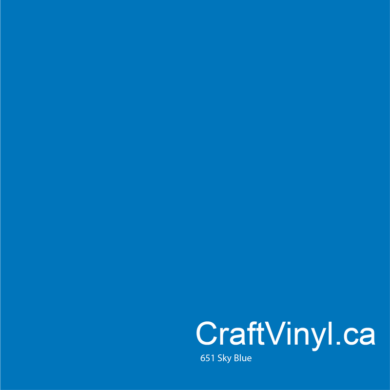 Oracal 651 Glossy Sky Blue Vinyl #084 sheets and rolls-2
