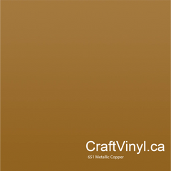 Oracal 651 Metallic Copper Vinyl #092 sheets and rolls-1