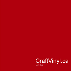 Oracal 651 Glossy Red #031 sheets and rolls-2