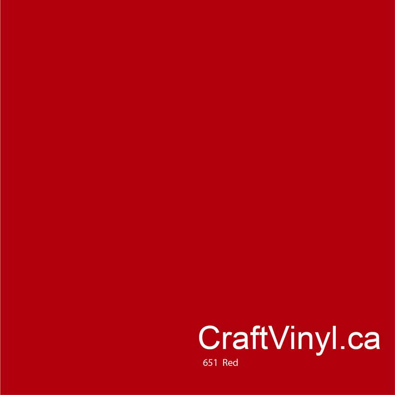 Oracal 651 Glossy Red #031 sheets and rolls-2