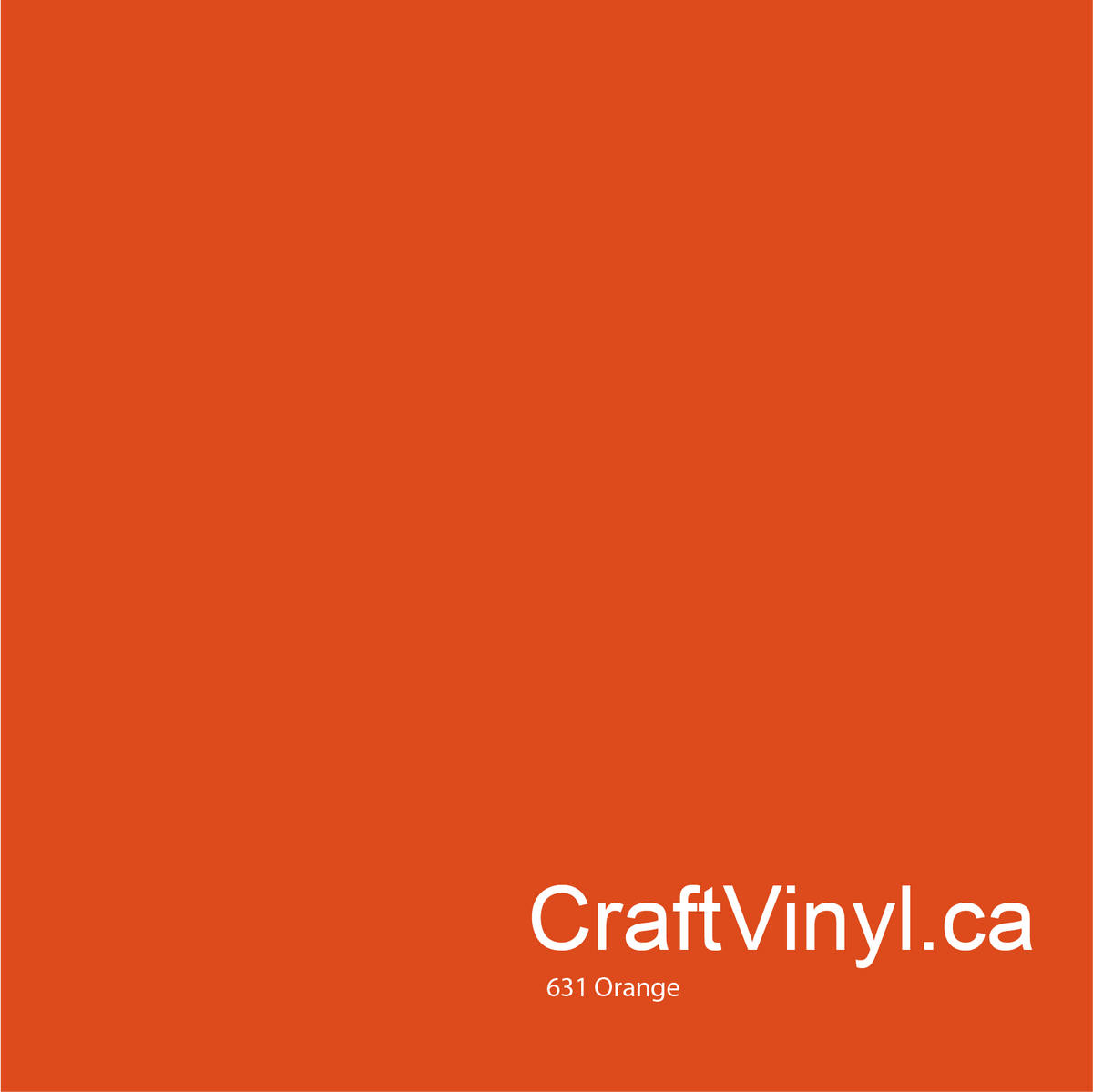 Oracal 631 Matte Orange #034-1