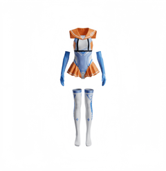 Japanese Anime Girl Spandex Swimwear Racing Suit Wet Suit Race Queen Costume-18