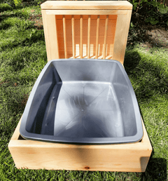 Dowel Style Hay Feeder and Litter Size-6
