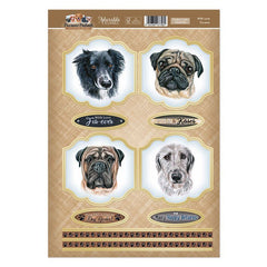With Love Fur-ever Card Topper Sheet-1