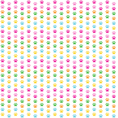 Craft HTV  Little Girly Paw Prints Pattern-1