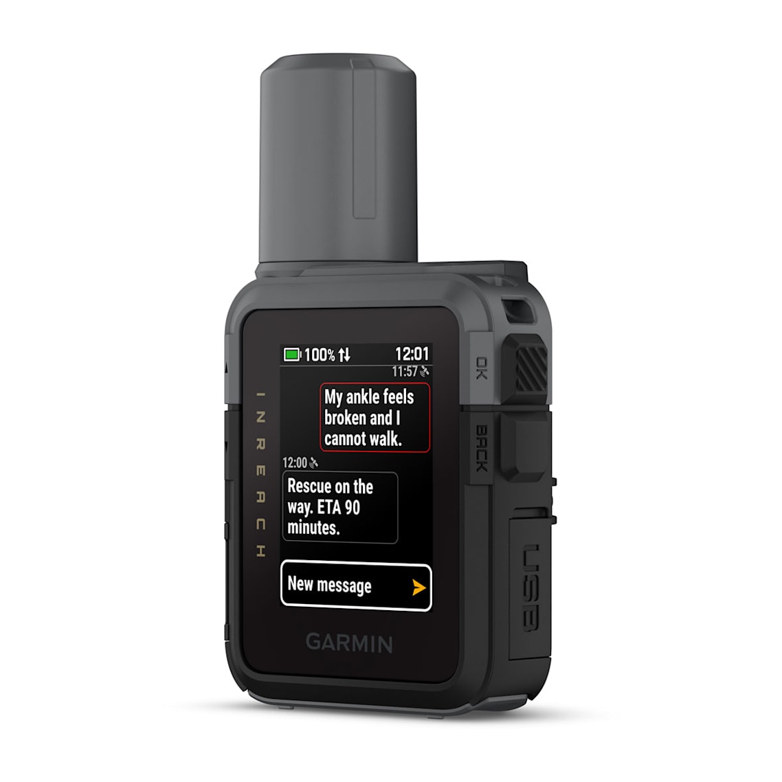 inReach® Mini 3 Compact SOS Satellite Communicator with Touchscreen-4