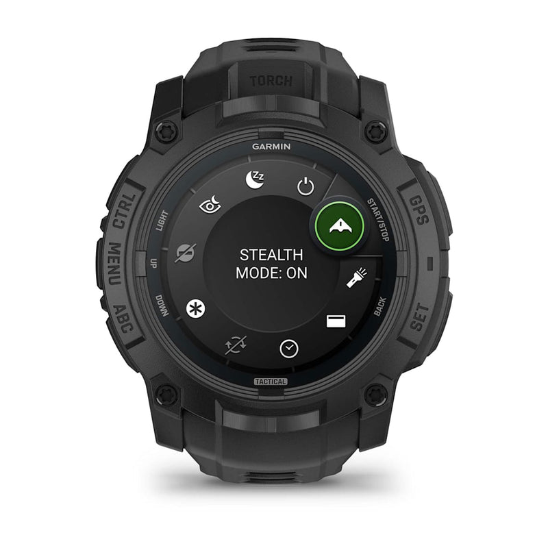 Instinct® 3 – 50 mm, AMOLED, Tactical Edition Black with Black Band-4