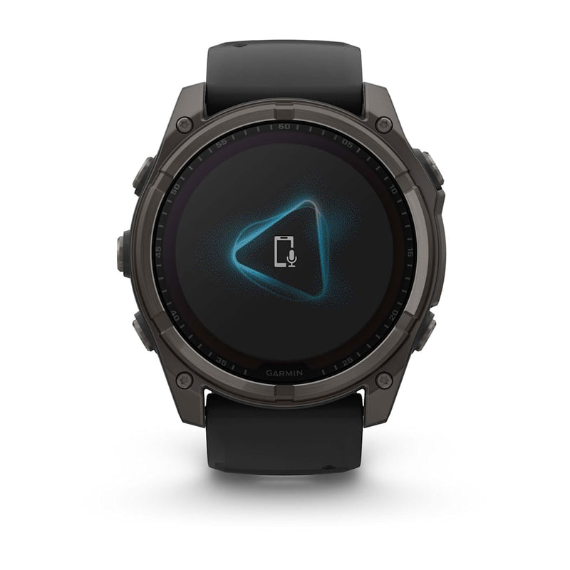 fēnix® 8 – 51 mm, Solar Sapphire, Carbon Gray DLC Titanium-5