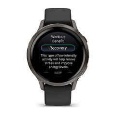 Venu® 4 – 41 mm Slate with Black Silicone Band-6