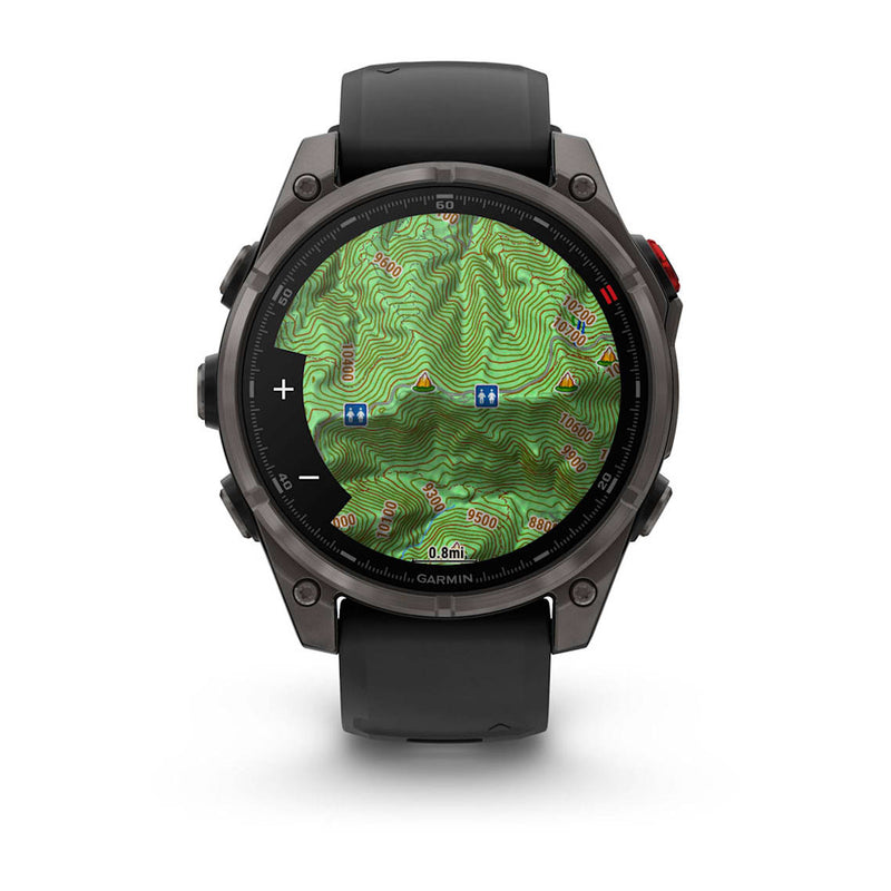 fēnix® 8 Pro – 47 mm AMOLED Carbon Gray DLC Titanium-6