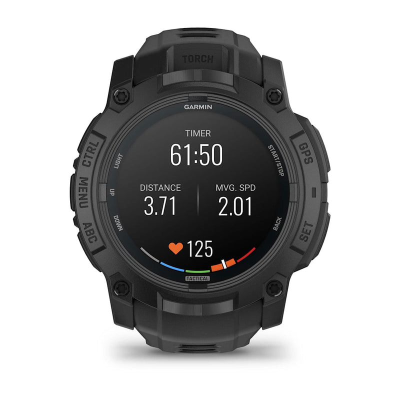 Instinct® 3 – 50 mm, AMOLED, Tactical Edition Black with Black Band-6