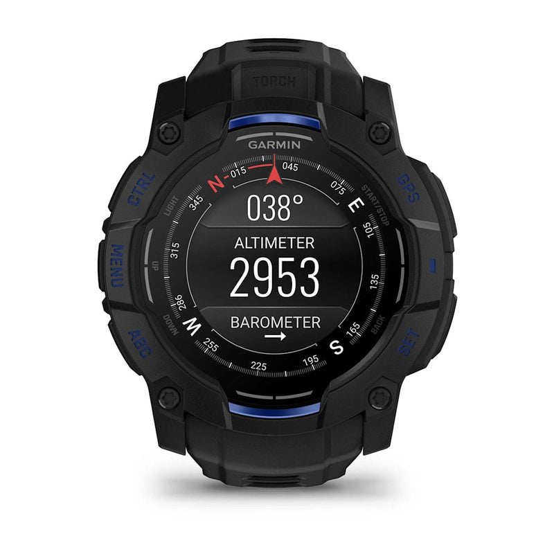 Garmin Instinct® 3 AMOLED (50 mm) - Rugged GPS Watch - Black/Bolt Blue-8