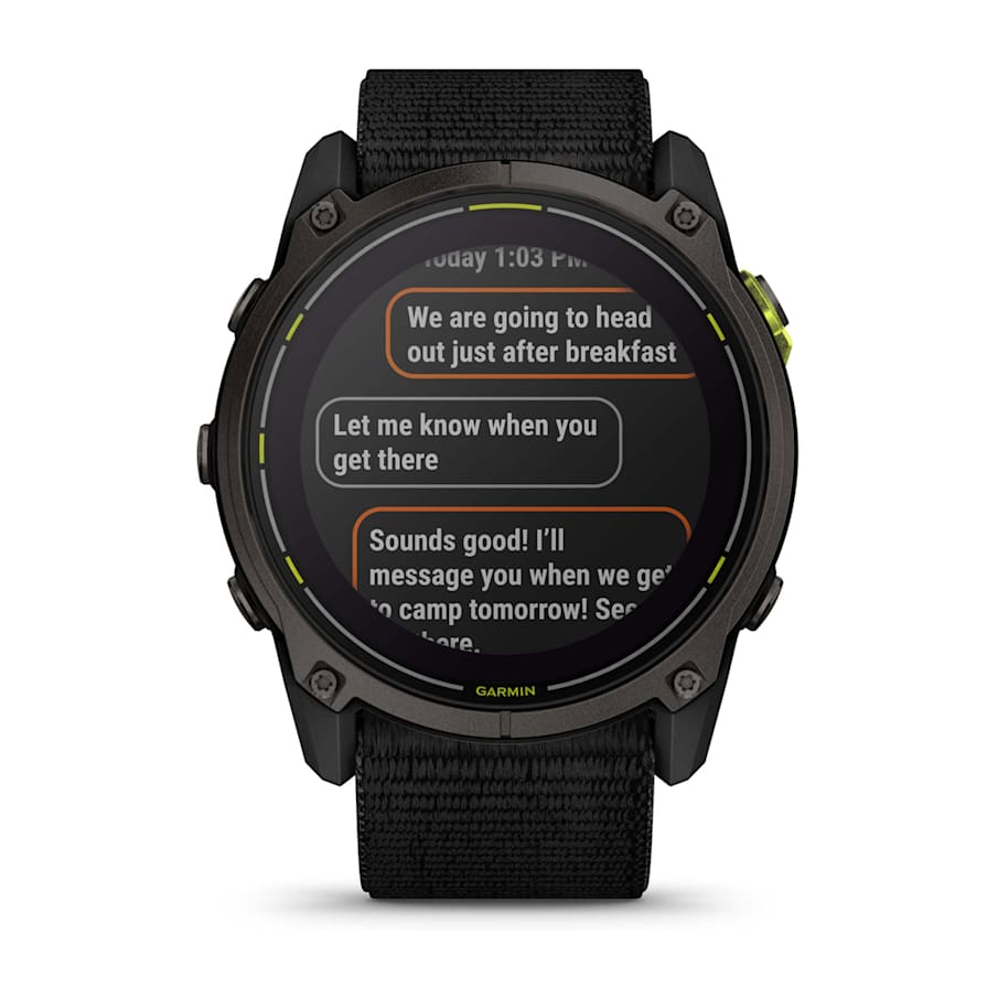 Enduro™ 3 Carbon Gray DLC Titanium with Black Ultrafit Nylon Strap-8