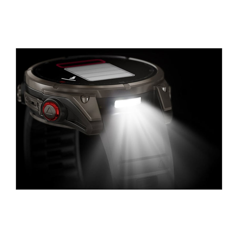 fēnix® 8 Pro – 47 mm, AMOLED Sapphire Titanium with Graphite/Black Silicone Band-11