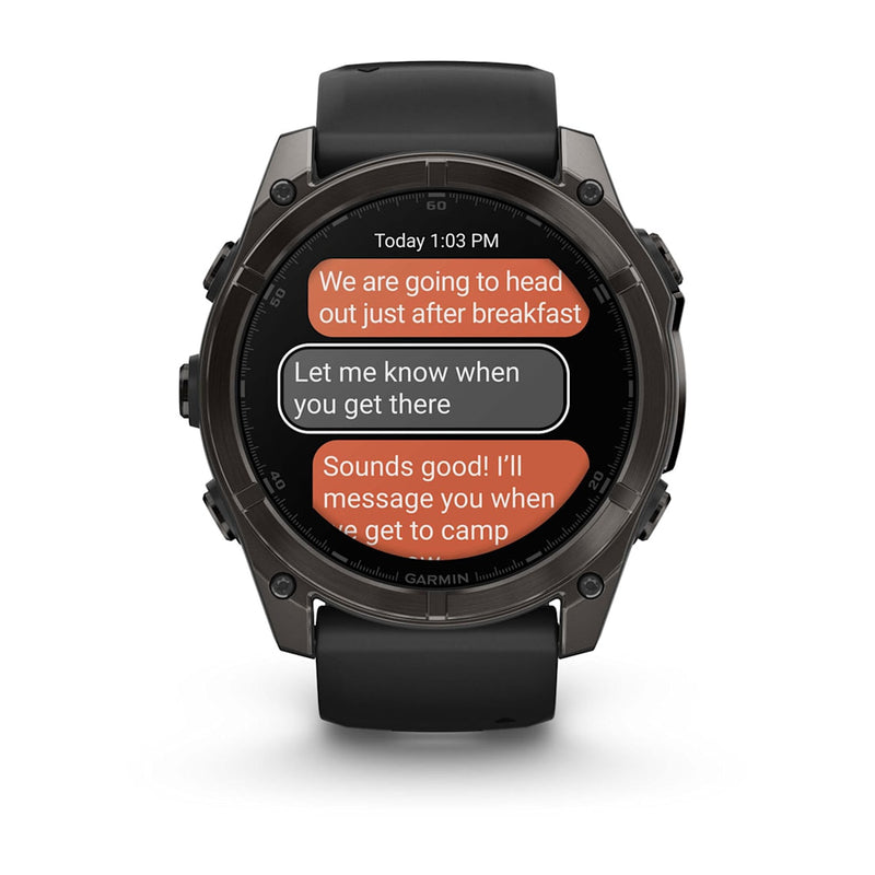 fēnix® 8 – 51 mm, AMOLED Sapphire Carbon Gray DLC Titanium-6