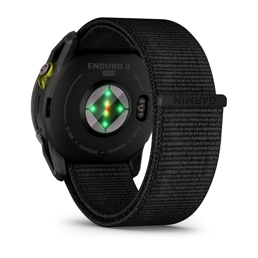 Enduro™ 3 Carbon Gray DLC Titanium with Black Ultrafit Nylon Strap-9