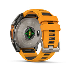 fēnix® 8 – 51 mm, AMOLED Sapphire, Titanium with Spark Orange/Graphite Band-8
