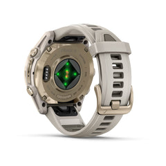 Fēnix® 8 – 43 mm AMOLED Soft Gold with Fog Gray/Dark Sandstone Band-11