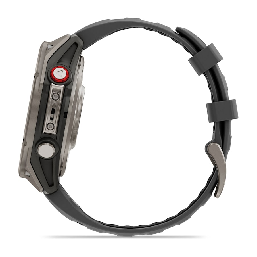 fēnix® 8 Pro – 47 mm, AMOLED Sapphire Titanium with Graphite/Black Silicone Band-13