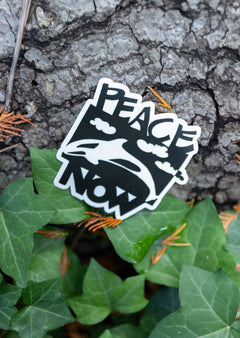 PEACE NOW Eco Vinyl Sticker-1