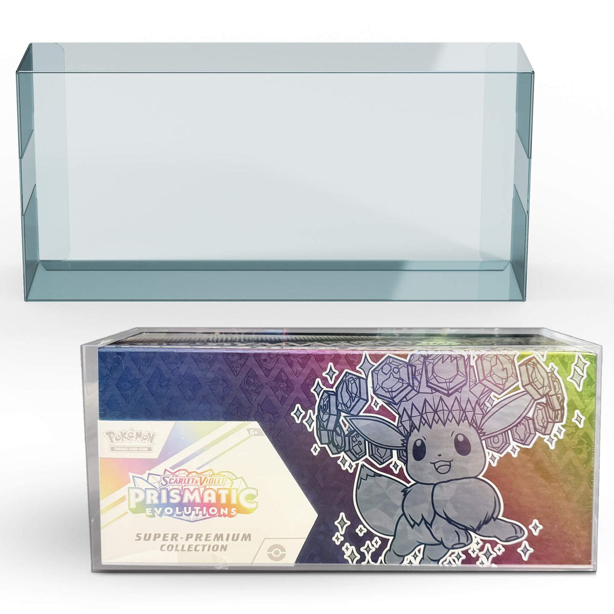 EVORETRO PET Protector for Pokémon Prismatic Evolutions Super Premium Collection – 2-Pack-6