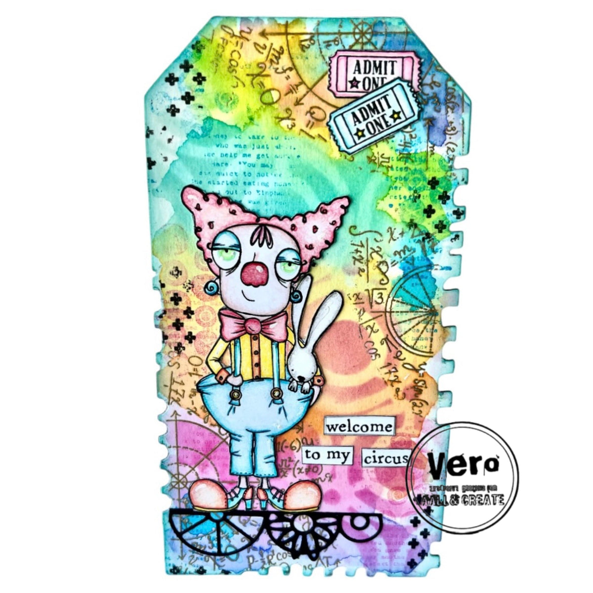 AALL and Create - A7 Stamp Set - Clown Dee-7