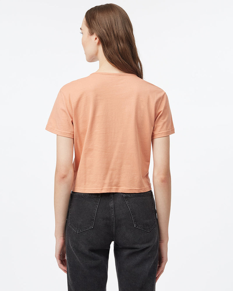 Organic Cotton Relaxed Cropped T-Shirt-3