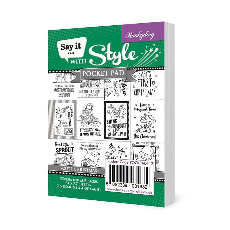 Say It With Style Pocket Pads - Cute Christmas-1