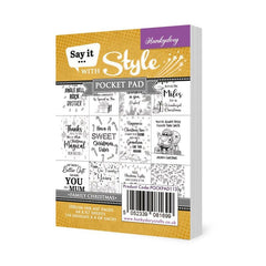 Blocs-notes de poche "Say It With Style" - Noël en famille-1