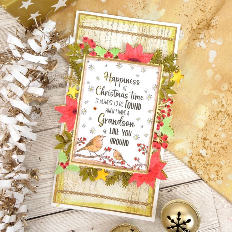 Moonstone Dies - Festive Foliage Frame-4