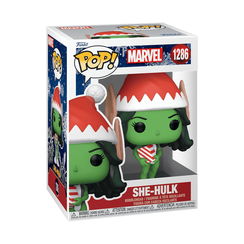 POP! Marvel Holiday - She-Hulk as Elf-1