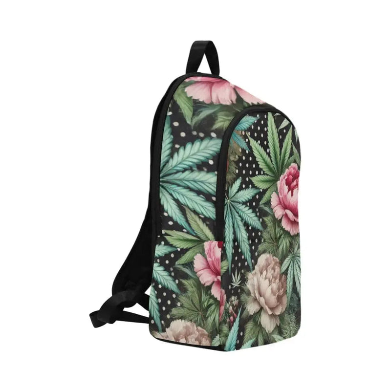 Pot & Peony Nylon Laptop Backpack-5