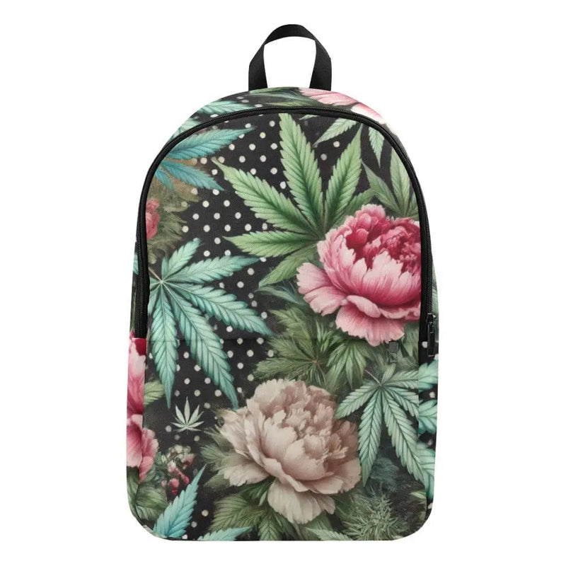 Pot & Peony Nylon Laptop Backpack-2