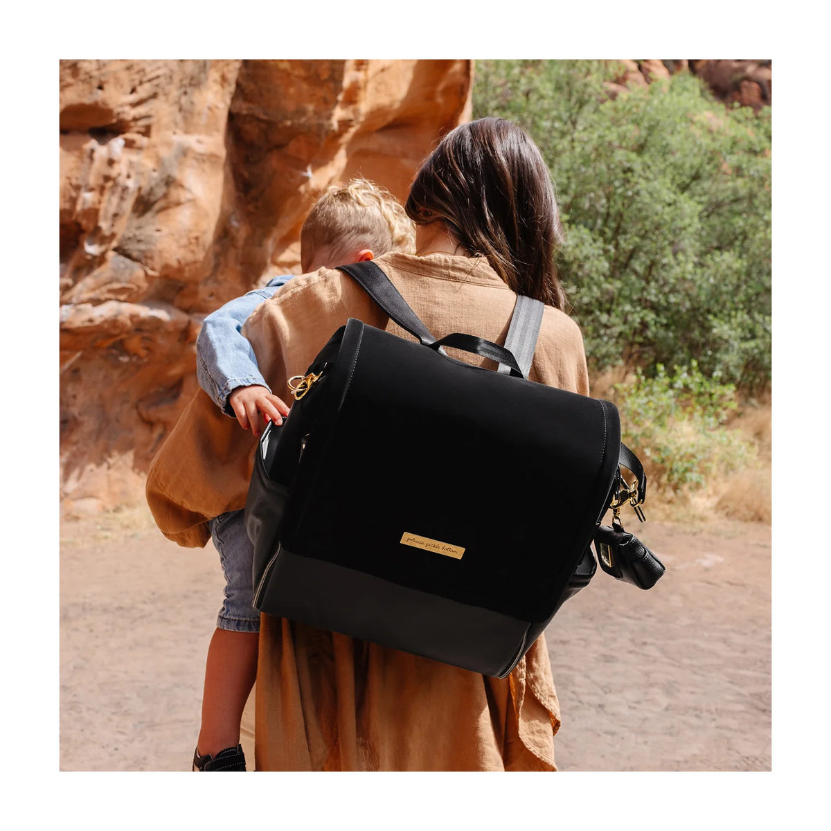 Boxy Backpack - Twilight Black-1