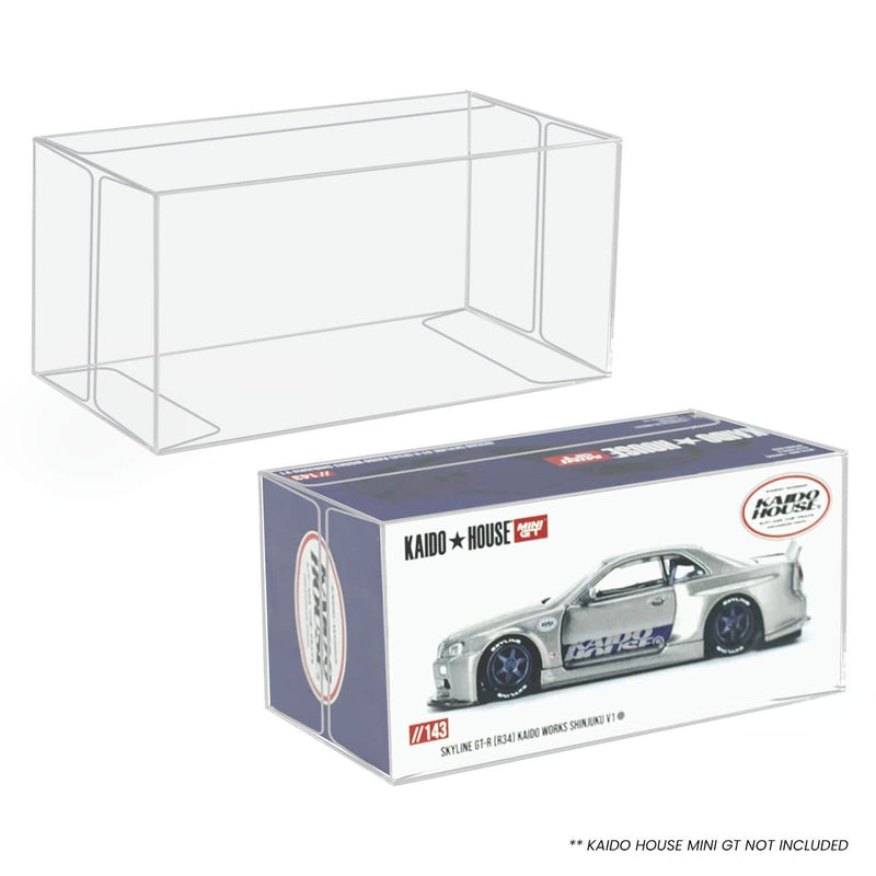 10x EVORETRO PET Box Protectors for Kaido House Mini GT 1:64 Diecast-2