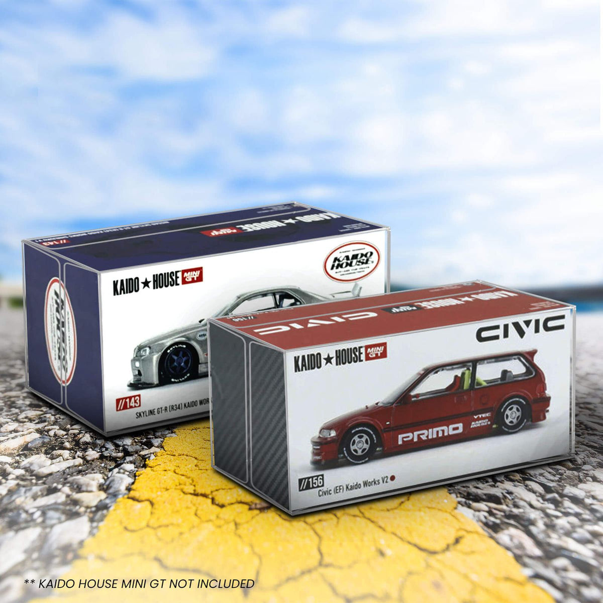 10x EVORETRO PET Box Protectors for Kaido House Mini GT 1:64 Diecast-7
