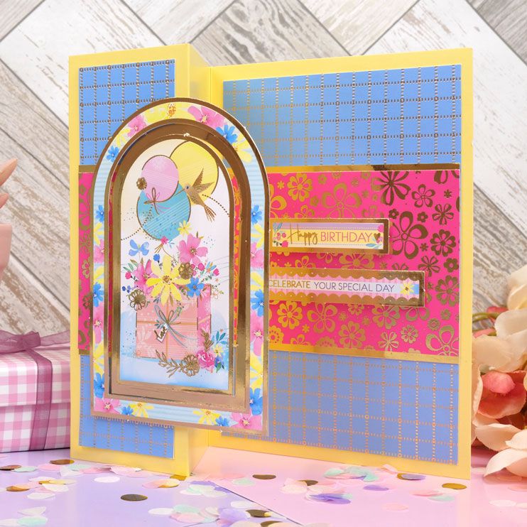 Papiers cartonnés Confetti Petals Adorable Scorable avec dorure-2