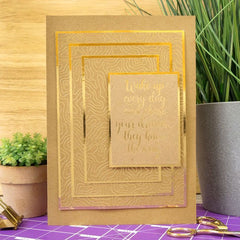 Kraft Pre-Scored Card Blanks - A5-2
